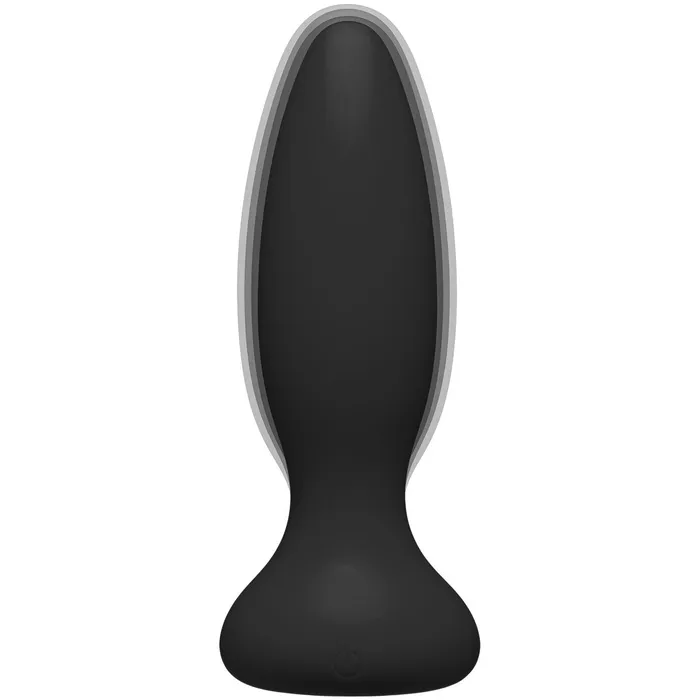 Doc Johnson A Play Adventurous VIBE Silicone Vibrating Butt Plug with Remote Black Doc Johnson Anal