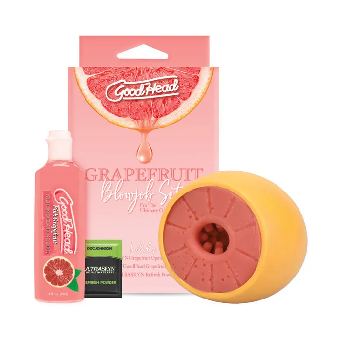 Doc Johnson Anal Goodhead Grapefruit Blowjob Set
