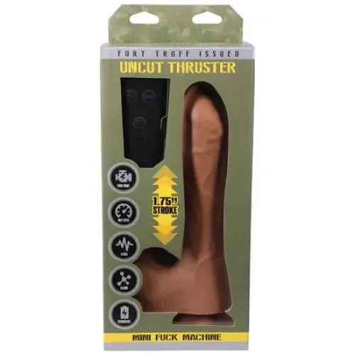 Doc Johnson Fort Troff Uncut Thruster Mini Fuck Machine Rechargeable RemoteControlled Silicone 85 in Thrusting Dildo Tan Female Sex Toys Doc Johnson Fort Troff Uncut Thruster Mini Fuck Machine Rechargeable RemoteControlled Silicone 85 in Thrusting Dildo Tan Female Sex Toys