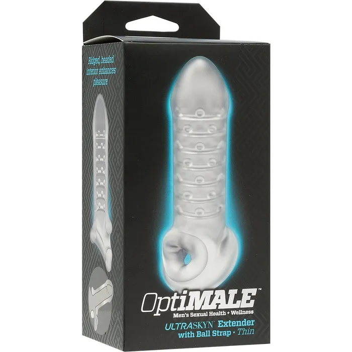 Doc Johnson OptiMALE Penis Extension with Ball Strap Thin Doc Johnson Male Sex Toys Doc Johnson OptiMALE Penis Extension with Ball Strap Thin Doc Johnson Male Sex Toys