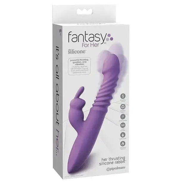 Fantasy for Her Vibrators Fantasy For Her Ultimate Thrusting Silicone Rabbit Purple