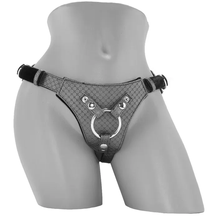 Female Sex Toys CalExotics Her Royal Harness The Regal Queen in Pewter