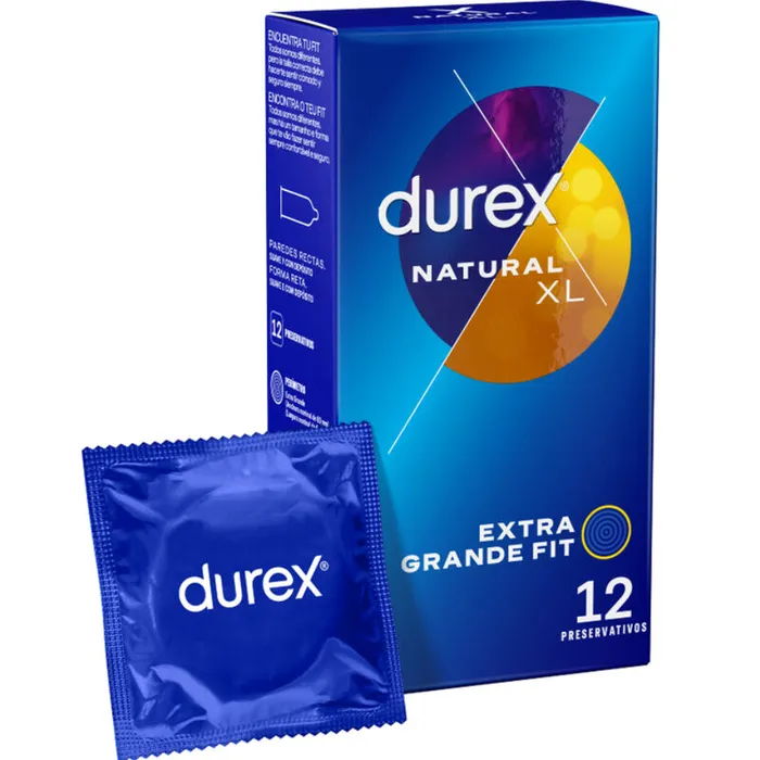 Female Sex Toys Durex DUREX NATURAL XL 12 UNITS