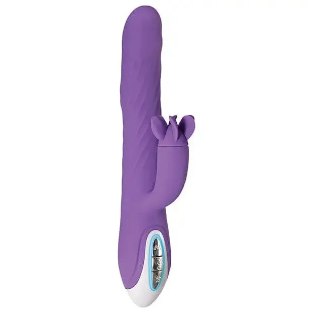 Female Sex Toys Evolved Tilt O Whirl Rabbit Vibrator with Rotating Clit Stimulator Evolved