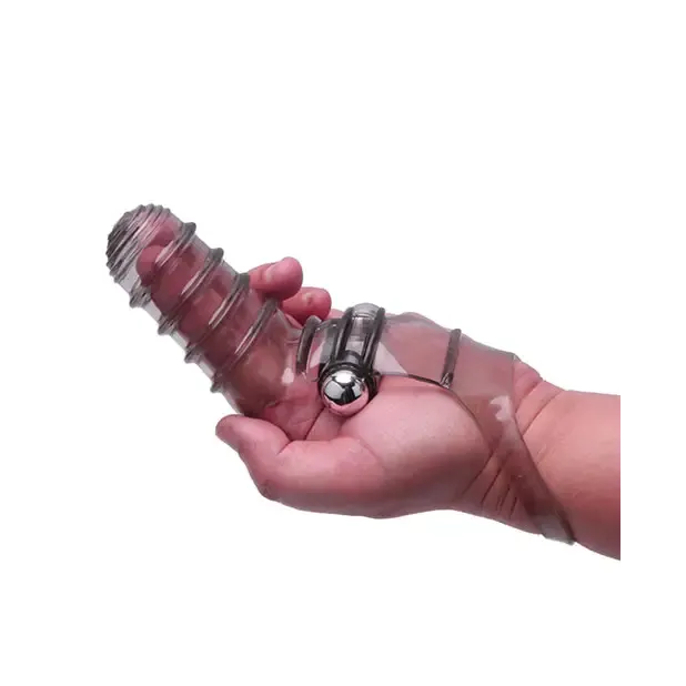 Female Sex Toys Icon Brands INC The 9s Vibrofinger Ribbed Finger Massager Grey Female Sex Toys Icon Brands INC The 9s Vibrofinger Ribbed Finger Massager Grey