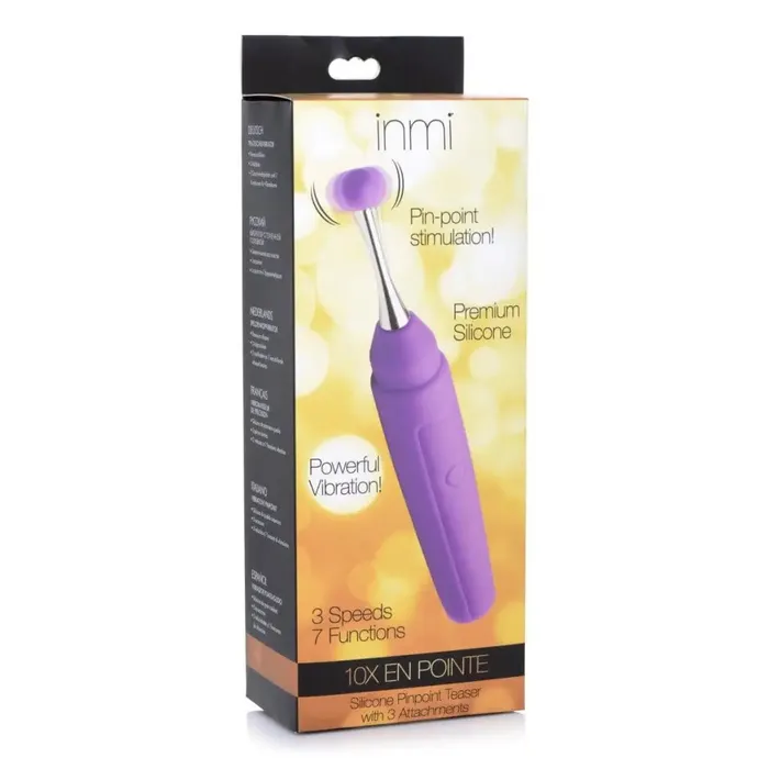 Female Sex Toys inmi 10x En Pointe Silicone Pinpoint Teaser With Attachments Female Sex Toys inmi 10x En Pointe Silicone Pinpoint Teaser With Attachments