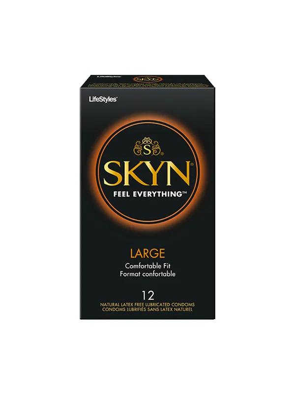 Female Sex Toys LifeStyles LifeStyles Skyn Large NonLatex Condoms 12 Pack