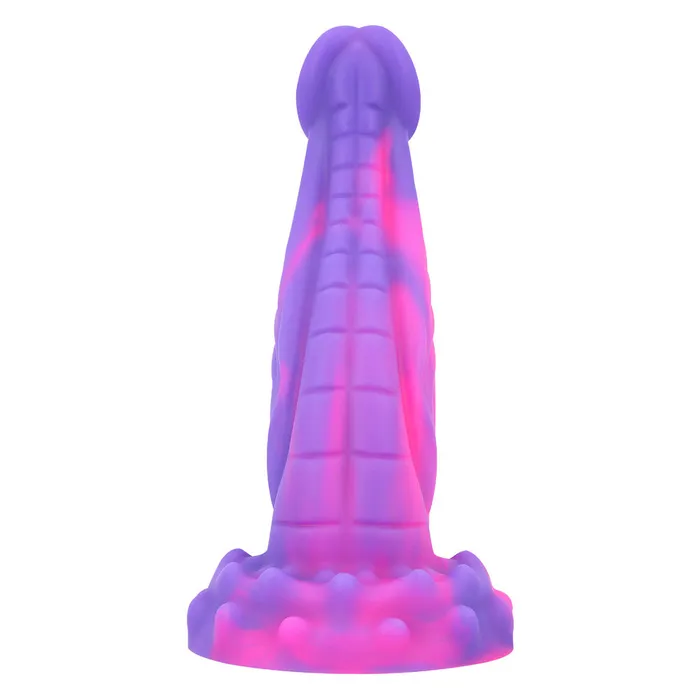 Female Sex Toys Modi Mixed Color Mamba Colored Liquid Silicone Flexible Snake Head Dildo with Strong Suction Cup 83 inch