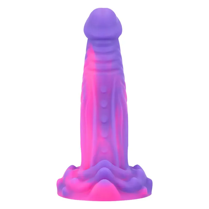 Female Sex Toys Modi Mixed Color Mamba Colored Liquid Silicone Flexible Snake Head Dildo with Strong Suction Cup 83 inch