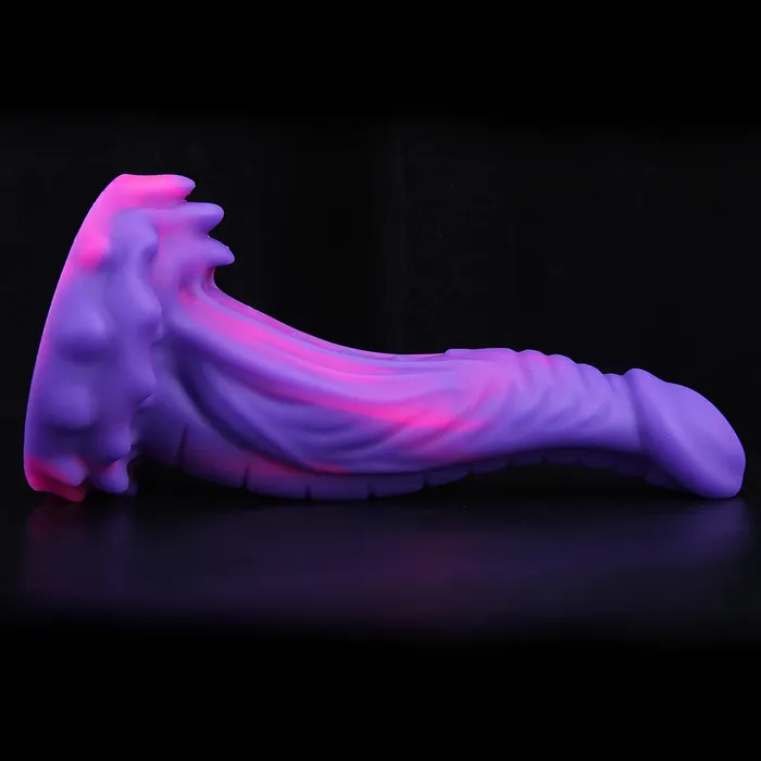 Female Sex Toys Modi Mixed Color Mamba Colored Liquid Silicone Flexible Snake Head Dildo with Strong Suction Cup 83 inch
