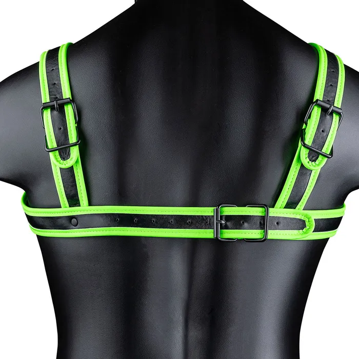 Female Sex Toys Ouch Glow In The Dark Bulldog Buckle Harness XL Shots Toys Female Sex Toys Ouch Glow In The Dark Bulldog Buckle Harness XL Shots Toys