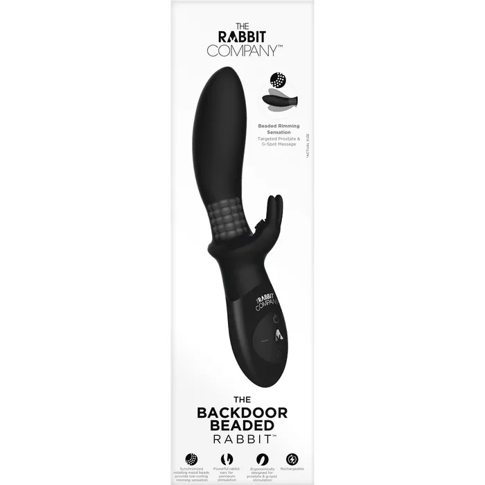 Female Sex Toys The Rabbit Company Beaded Backdoor Rabbit Vibrator The Rabbit Company
