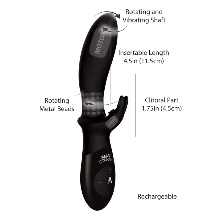 Female Sex Toys The Rabbit Company Beaded Backdoor Rabbit Vibrator The Rabbit Company