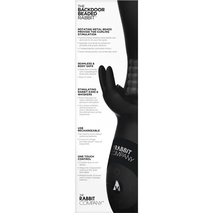 Female Sex Toys The Rabbit Company Beaded Backdoor Rabbit Vibrator The Rabbit Company