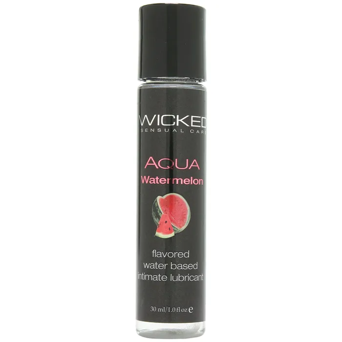 Female Sex Toys Wicked Sensual Care Aqua Flavored Lube 1oz30ml in Watermelon Female Sex Toys Wicked Sensual Care Aqua Flavored Lube 1oz30ml in Watermelon