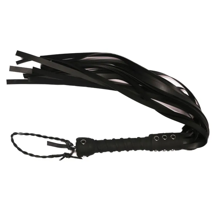 Full Size Flogger Rubber Pro Grip Bare Leatherworks Male Sex Toys
