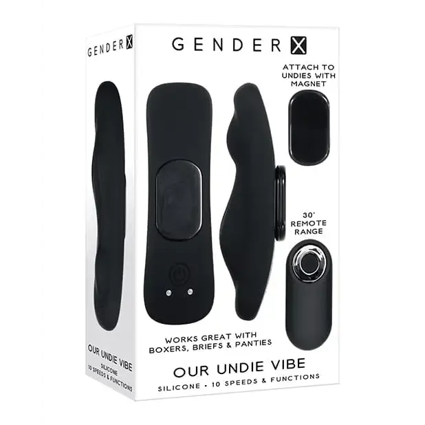 Gender X Our Undie Vibe Black Gender X Anal