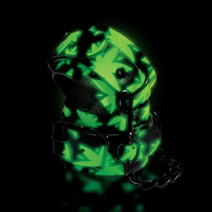 Global Novelties Female Sex Toys Stoner Vibe Chronic Collection Glow In The Dark Wrist Cuffs Global Novelties Female Sex Toys Stoner Vibe Chronic Collection Glow In The Dark Wrist Cuffs