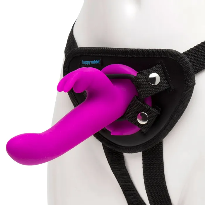 Happy Rabbit StrapOn Kit Purple LoveHoney Female Sex Toys