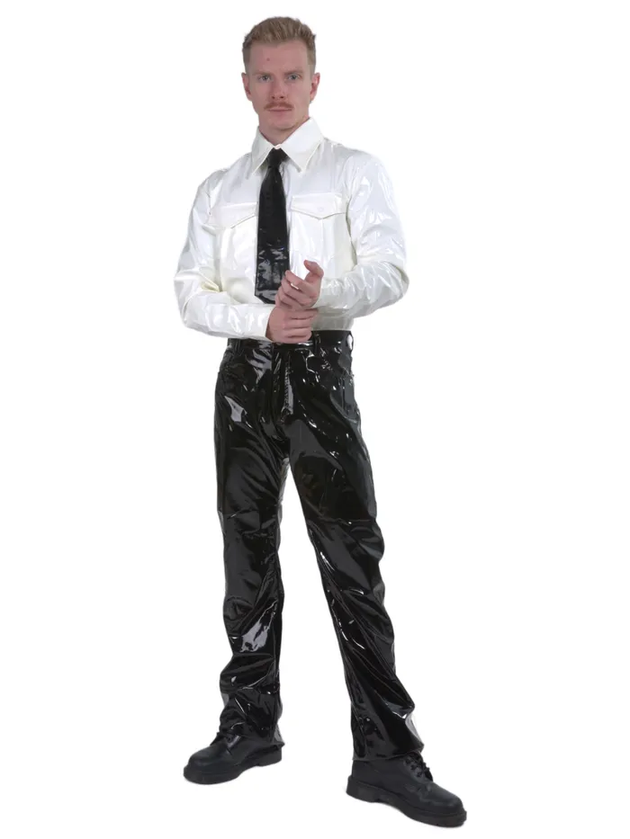 HonourSkintwocom Male Sex Toys Burgundy PVC Tie OS