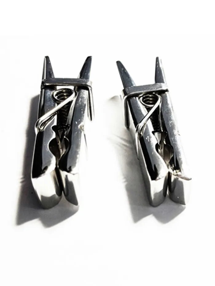 HonourSkintwocom Male Sex Toys Steel Clothespin Clamps