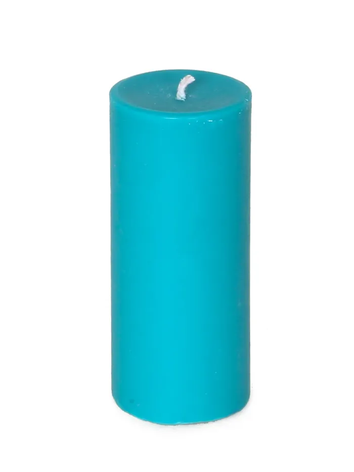 HonourSkintwocom Medium Pillar Low Burning Wax Play Candle Teal Anal