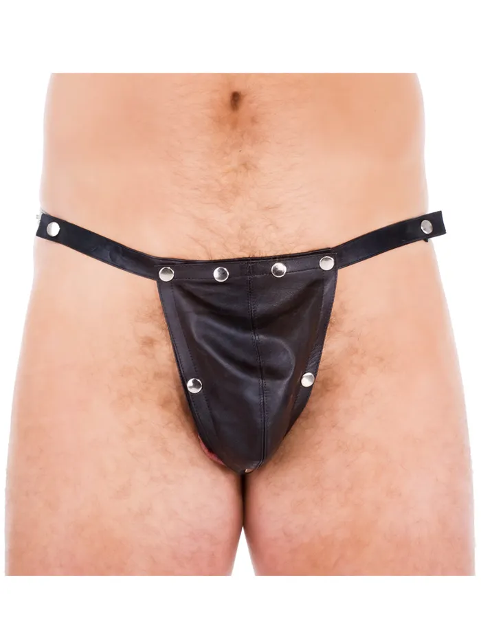 HonourSkintwocom Mens Underwear Leather Snap Off Jock One Size HonourSkintwocom Mens Underwear Leather Snap Off Jock One Size