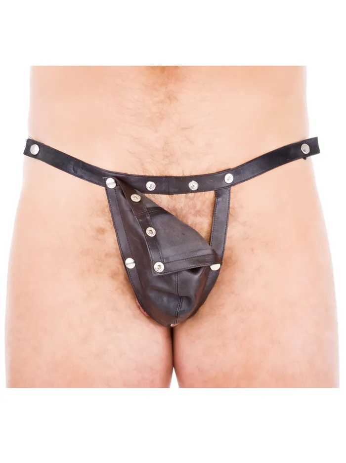 HonourSkintwocom Mens Underwear Leather Snap Off Jock One Size HonourSkintwocom Mens Underwear Leather Snap Off Jock One Size