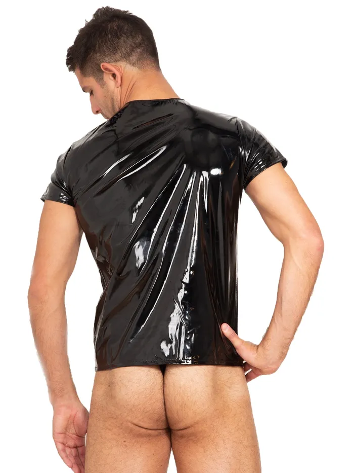 HonourSkintwocom Secret Sale PVC Round Neck T Shirt Male Sex Toys HonourSkintwocom Secret Sale PVC Round Neck T Shirt Male Sex Toys
