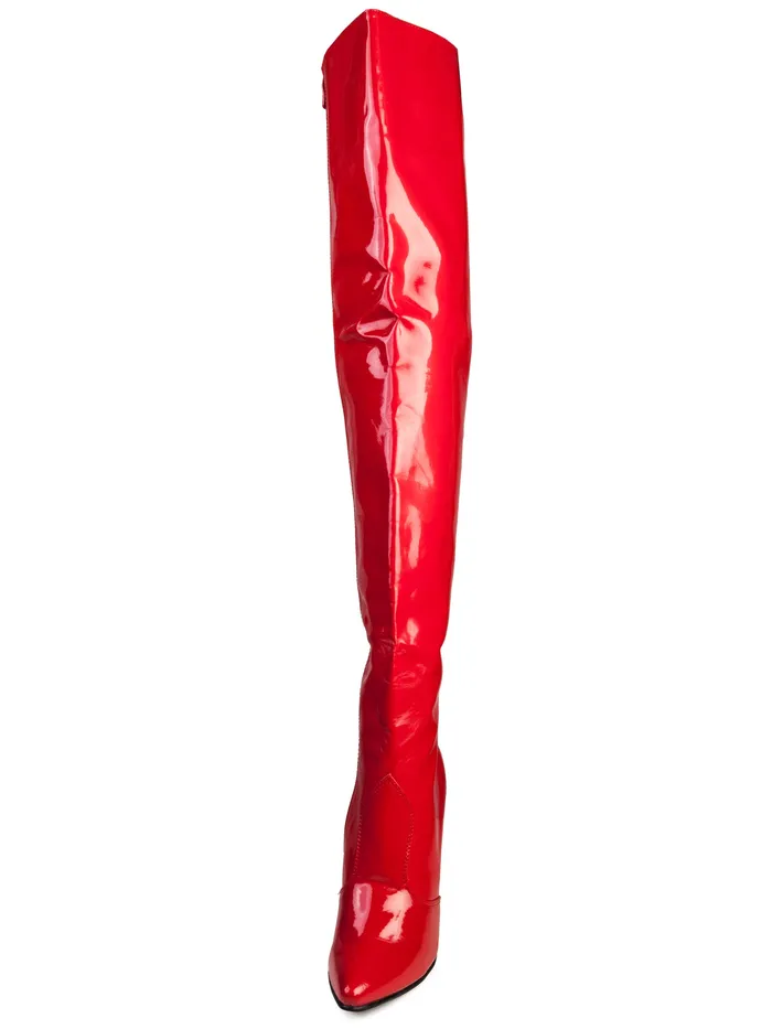 HonourSkintwocom Vibrators Red Suzie Thigh High Boots HonourSkintwocom Vibrators Red Suzie Thigh High Boots