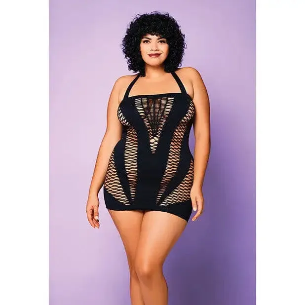 icollection lingerie Female Sex Toys Heart Of Chaos Seamless Chemise with Halter Strap Vertical V Cut Outs icollection lingerie Female Sex Toys Heart Of Chaos Seamless Chemise with Halter Strap Vertical V Cut Outs
