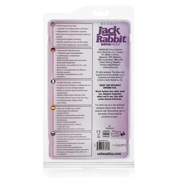 Jack Rabbits My First Waterproof CalExotics Female Sex Toys Jack Rabbits My First Waterproof CalExotics Female Sex Toys