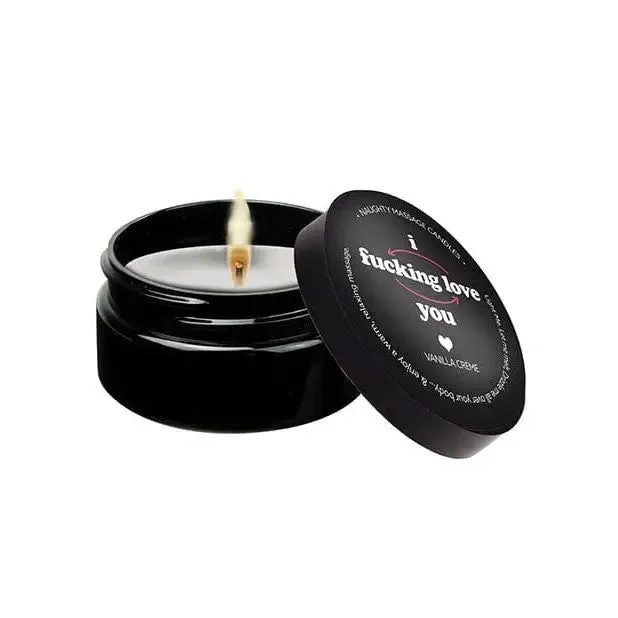 Kama Sutra Vibrators Kama Sutra Mini Massage Candle 2 Oz I Fcking Love You
