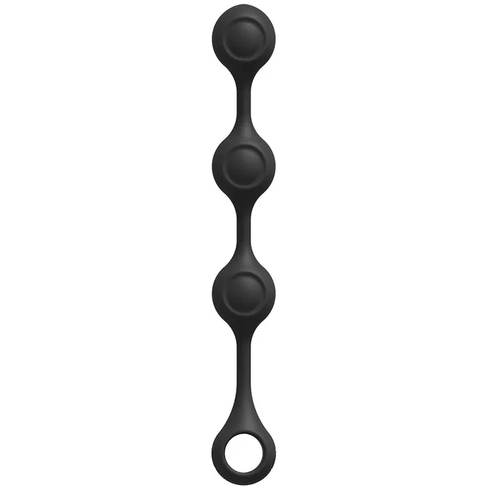 Kink Weighted Silicone Anal Balls in Black Doc Johnson Anal Kink Weighted Silicone Anal Balls in Black Doc Johnson Anal