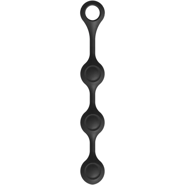 Kink Weighted Silicone Anal Balls in Black Doc Johnson Anal Kink Weighted Silicone Anal Balls in Black Doc Johnson Anal
