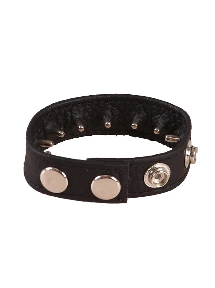 Leather Cock Strap with Stimulators HonourSkintwocom Female Sex Toys
