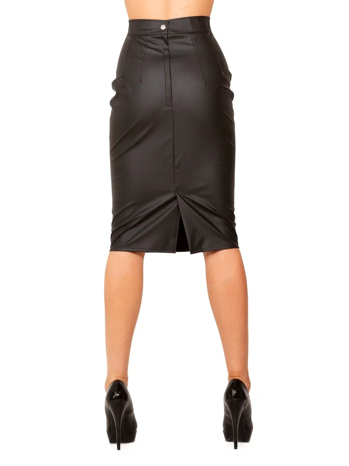 Leatherette Pencil Skirt Black HonourSkintwocom Anal Leatherette Pencil Skirt Black HonourSkintwocom Anal