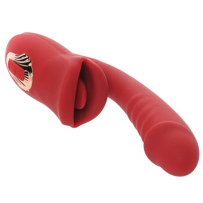 Lickgasm Deep Kiss Licking Rabbit Vibe XR Brands Vibrators