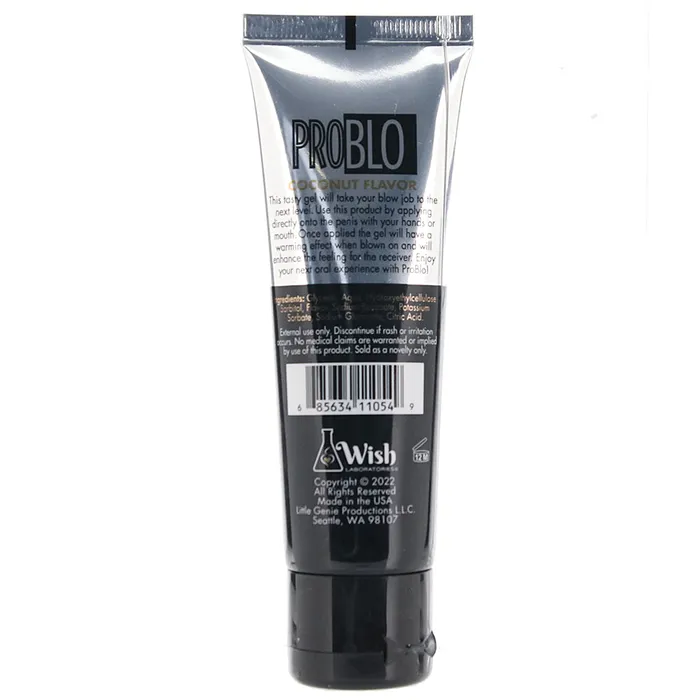 Little Genie Enhancers Pro Blo Flavored Oral Gel in Coconut Little Genie Enhancers Pro Blo Flavored Oral Gel in Coconut