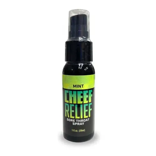Little Genie Vibrators Cheef Relief Throat Spray Mint 1 oz