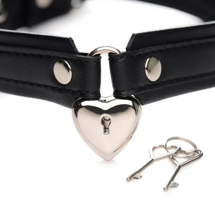 Locking Heart Collar STRICT Anal
