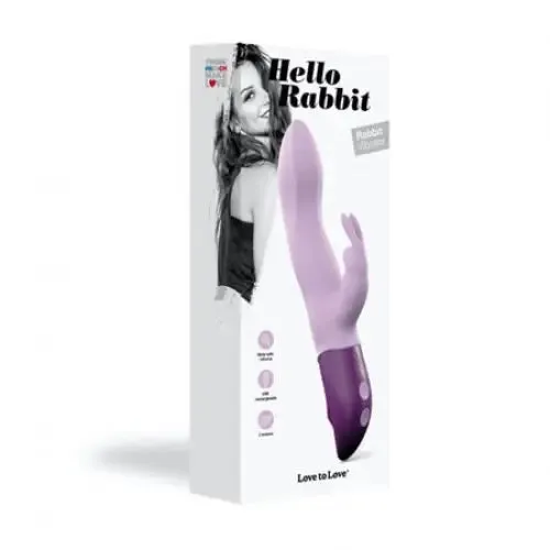 Love To Love Love to Love Hello Rabbit Rechargeable Rabbit Vibrator Purple Vibrators Love To Love Love to Love Hello Rabbit Rechargeable Rabbit Vibrator Purple Vibrators