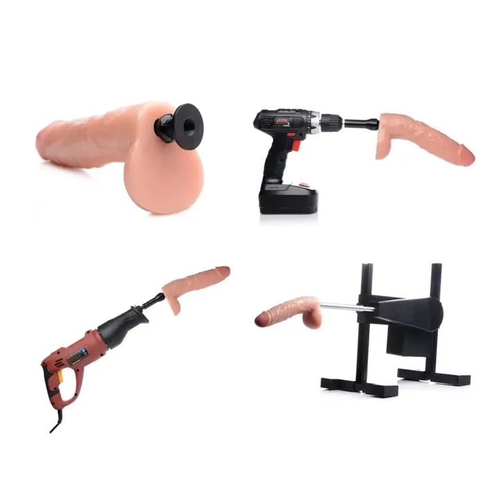 LoveBotz 9 Inch Cock Lock Dildo With Balls Dildos LoveBotz 9 Inch Cock Lock Dildo With Balls Dildos
