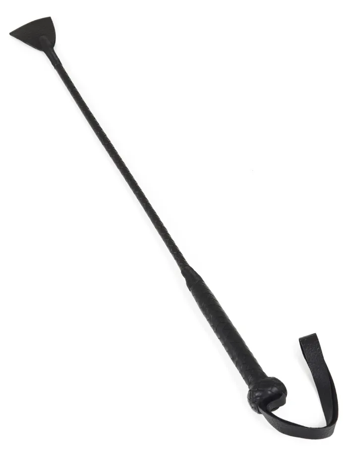 Luxury Black Leather Riding Crop HonourSkintwocom Restraints Luxury Black Leather Riding Crop HonourSkintwocom Restraints
