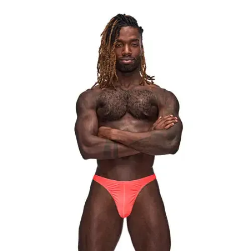 Male Power Barely There Bong Thong Coral SM Male Power Male Sex Toys