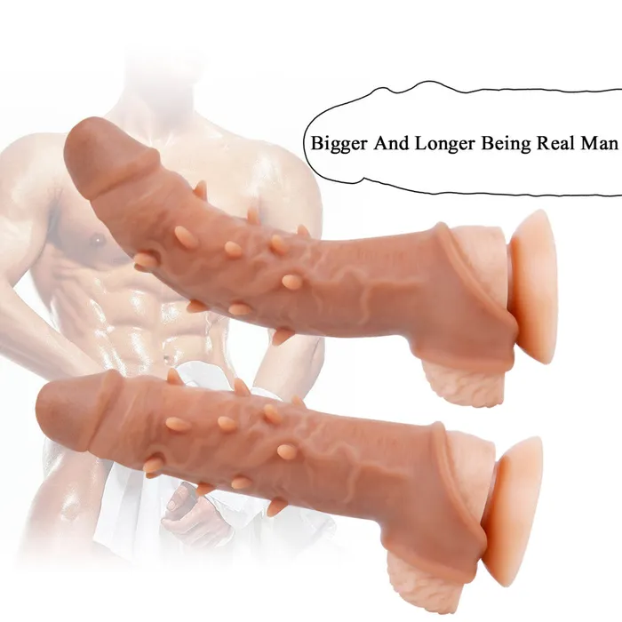 Male Sex Toys Dear Rabbits M2 Barb 2 Extra Inches Penis Extender with Ball Loop