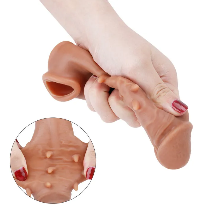 Male Sex Toys Dear Rabbits M2 Barb 2 Extra Inches Penis Extender with Ball Loop
