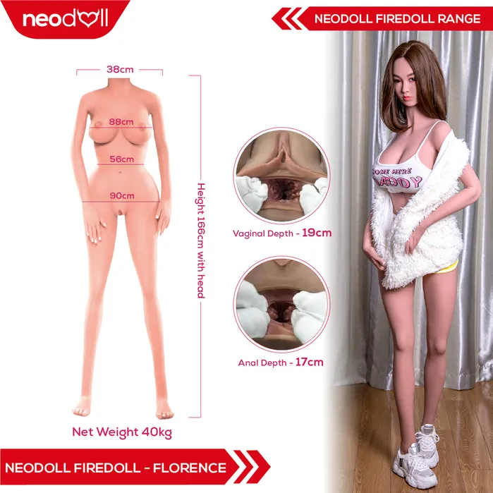 Male Sex Toys Fire Doll Florence Realistic Sex Doll Tongue included 166cm Light Tan Fire Doll