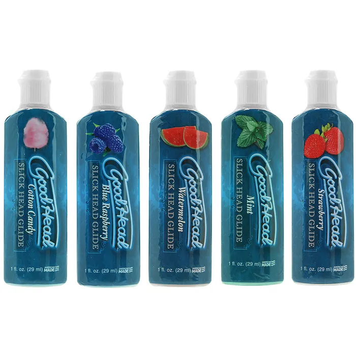Male Sex Toys GoodHead Slick Head Glide 5 Pack in 1oz x5 Doc Johnson