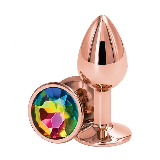Male Sex Toys NS Novelties Rear Assets Rose Gold Anal Plug with Jewel Male Sex Toys NS Novelties Rear Assets Rose Gold Anal Plug with Jewel
